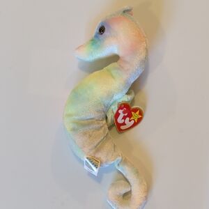 Ty Beanie Baby Rainbow Seahorse